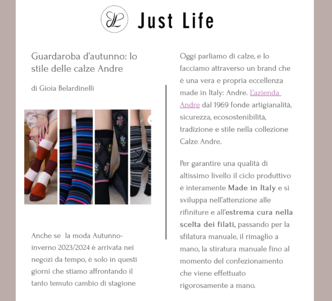 rivista JUST LIVE dicembre 2023